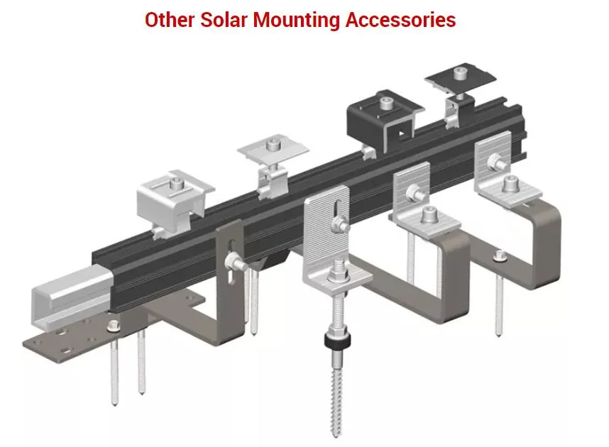 Custom Roof Hook Mount Solar Panel Power System Bracket Accessories.