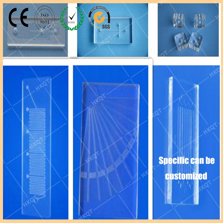 High Light Transmission Microreactor High Precision Groove 0.4mm Special Glass