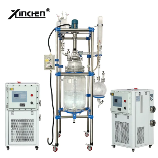 Xinchen Lab Double Chemical Jacketed Borosilicate Pilot Glass Reactor