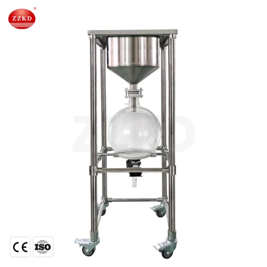 Lab Vacuum Filter Vacuum Nutsche Filter Price Vacuum Filter with SUS Funnel for Filtering